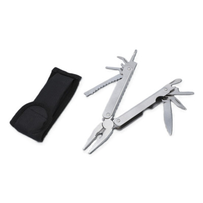 Zestaw upominkowy SREBRNY MULTITOOL KOMPAS I LATARKA